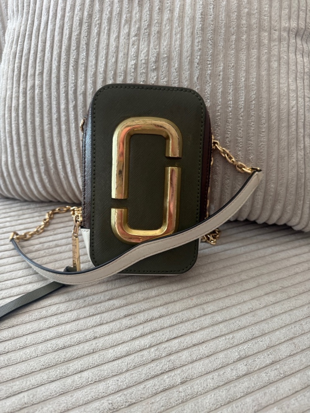 Marc Jacob’s Olive Green Crossbody Camera Bag